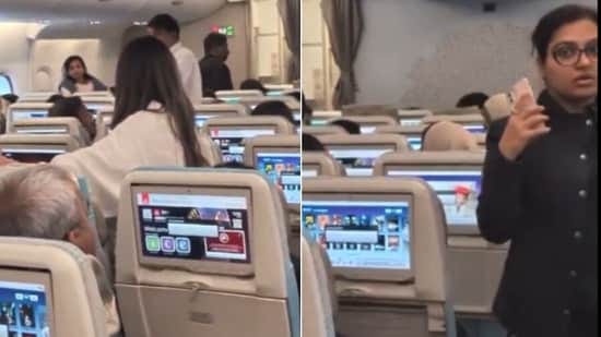 Indians pleaded to get off': Chaos on plane in US after Trump's H-1B shock | Video | World News Indians pleaded to get off': Chaos on plane in US after Trump's H-1B shock | Video | World News