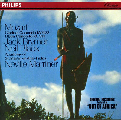 MOZART Clarinet Cto BRYMER Oboe Cto BLACK MARRINER [CD] West Germany PDO |  eBay