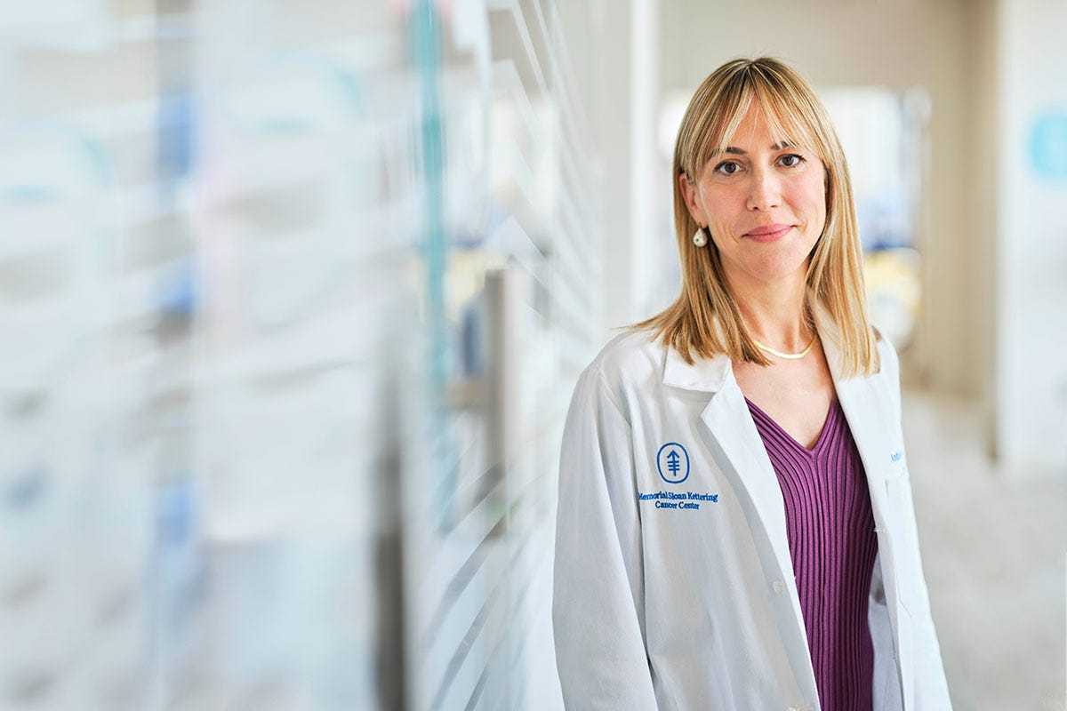 Dr. Andrea Cercek seen smiling 