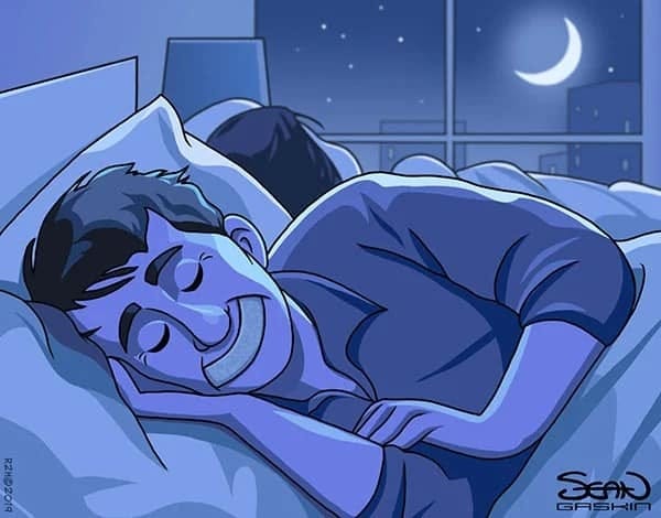 Mouth Taping before You Sleep: