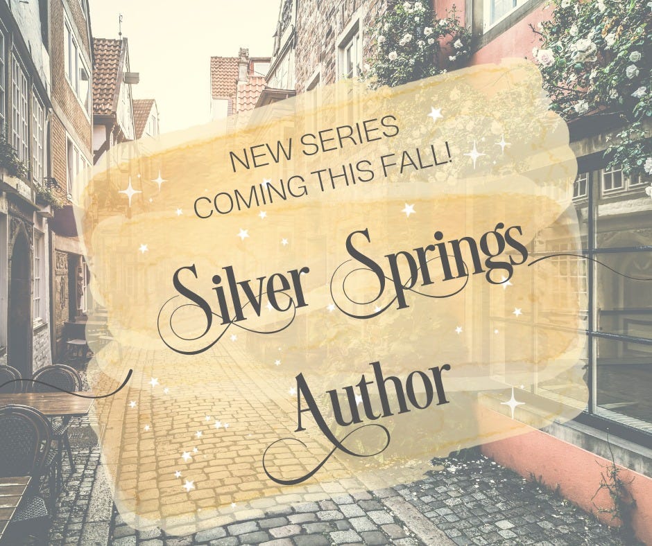 May be an image of text that says 'NEW COMING THIS SERIES FALL! Silver Springs Author uthor'