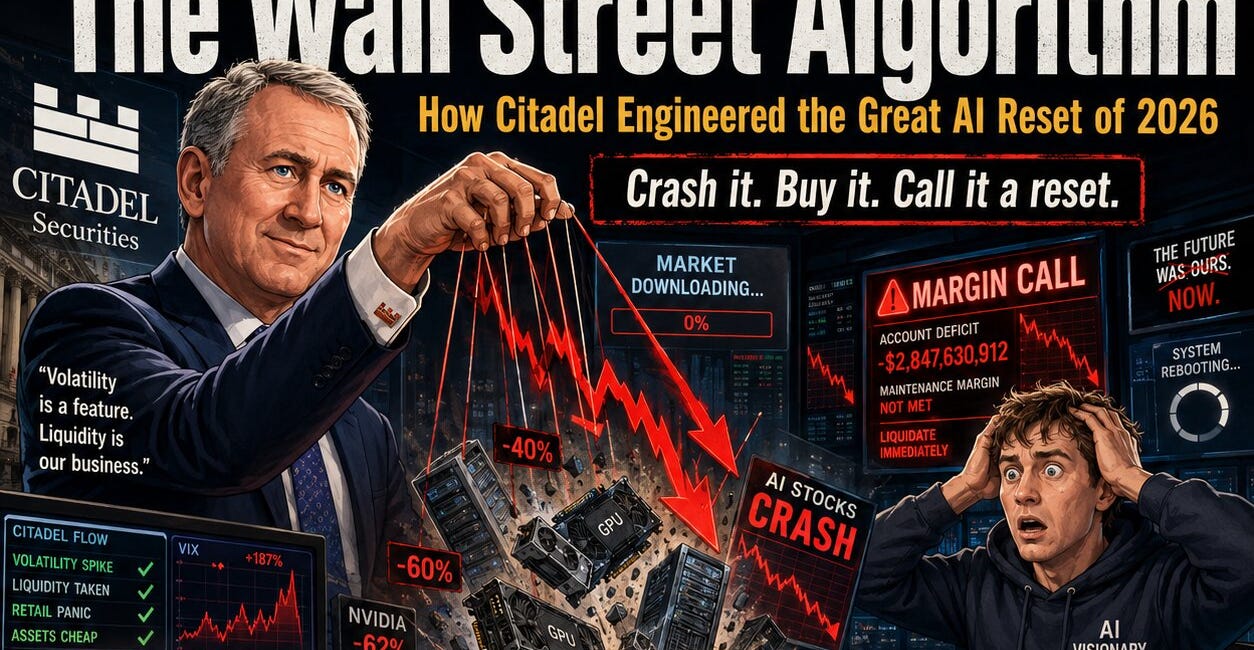 The Wall Street Algorithm: How Citadel Engineered the Great AI Reset of 2026.