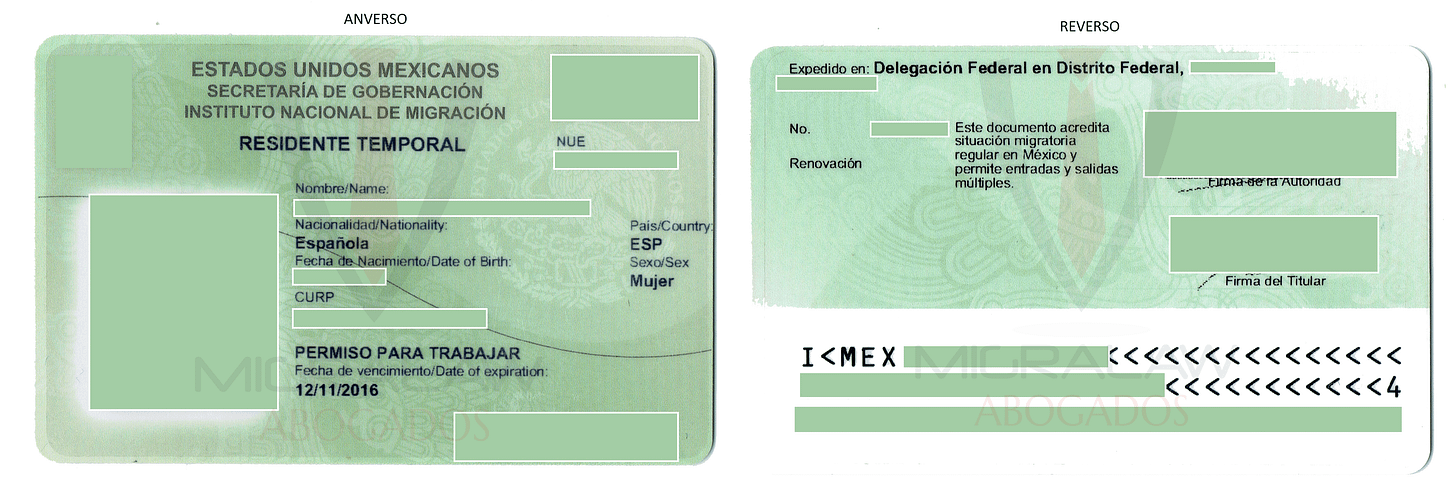 Can you work in Mexico with a Temporary Resident Card? Can you work in Mexico with a Temporary Resident Card?