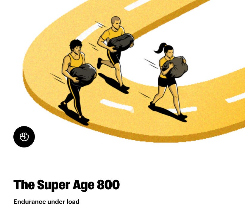 Illustration from How I am training for the Super Age Games in November