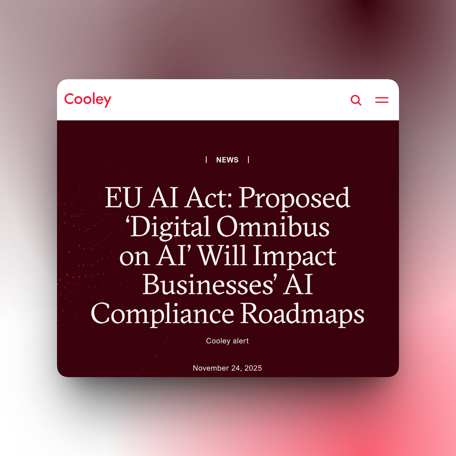 News article screenshot. The headline reads: