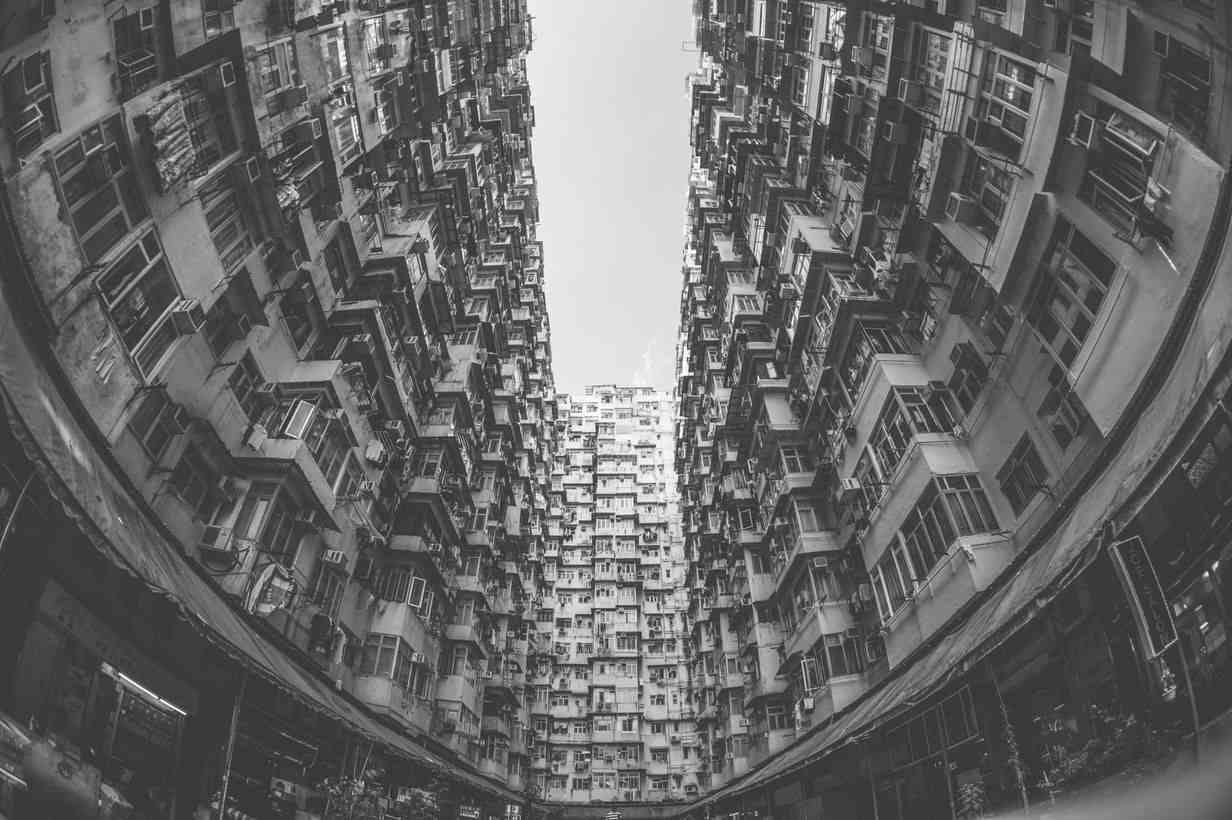 Hong Kong apartment buildings