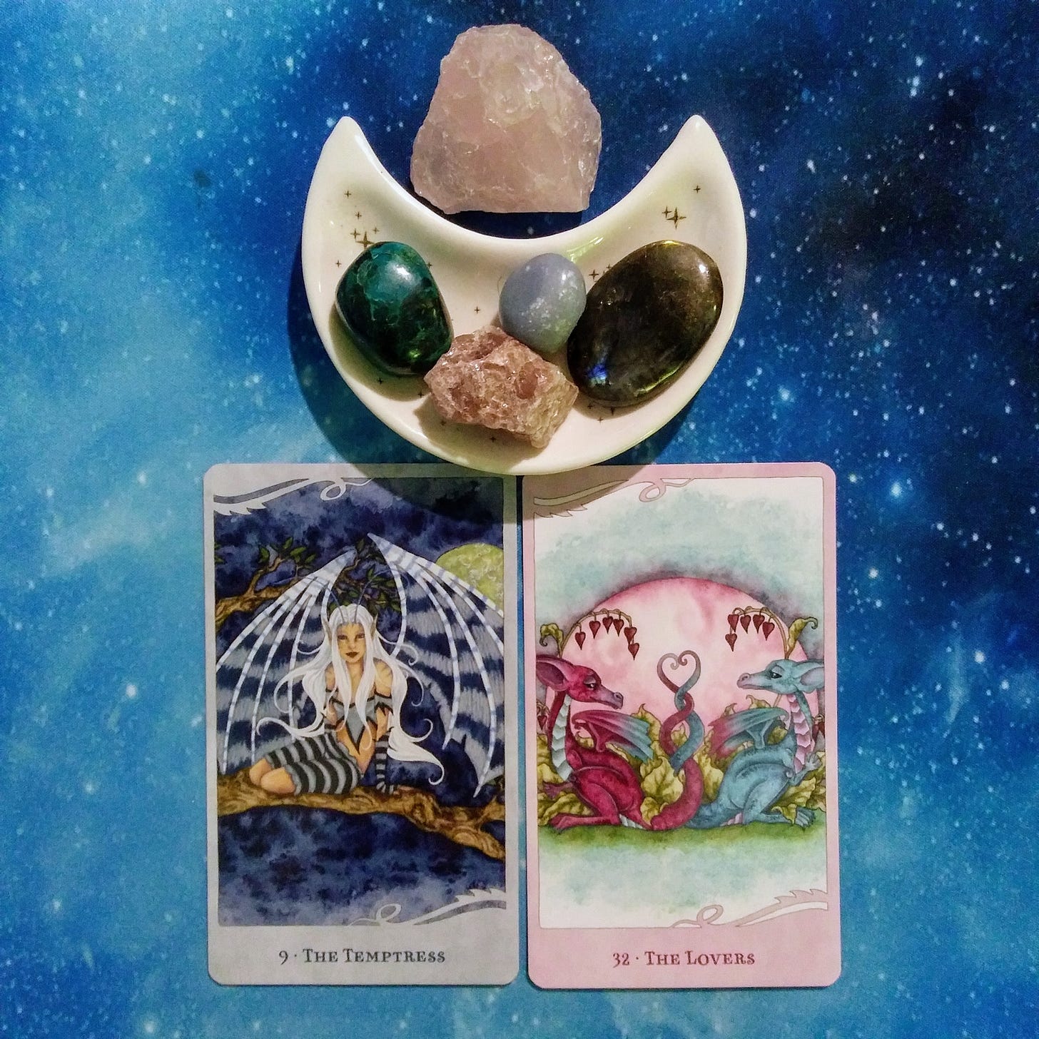 A Message from the Multiverse ~ Love Is In the Air, For the Love of Dragons Oracle Cards