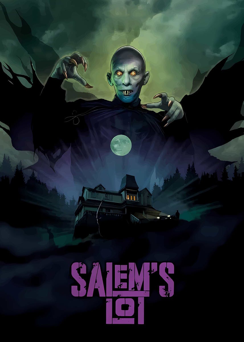 Salem's Lot Poster' Poster, picture, metal print, paint by fizichan |  Displate