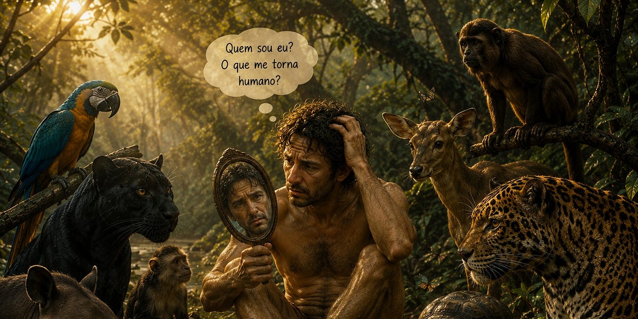 Uma máscara que esconde o homem verdadeiro
