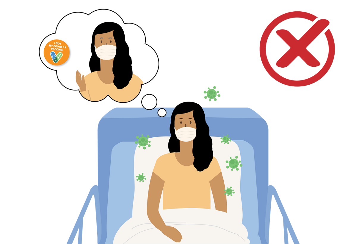 Getting a COVID-19 vaccination is a safer and more dependable way to build immunity to COVID-19 than getting sick with COVID-19.