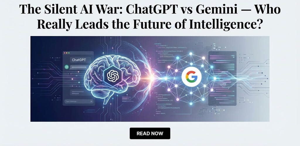 The Silent AI War: ChatGPT vs Gemini - by The AI gaze