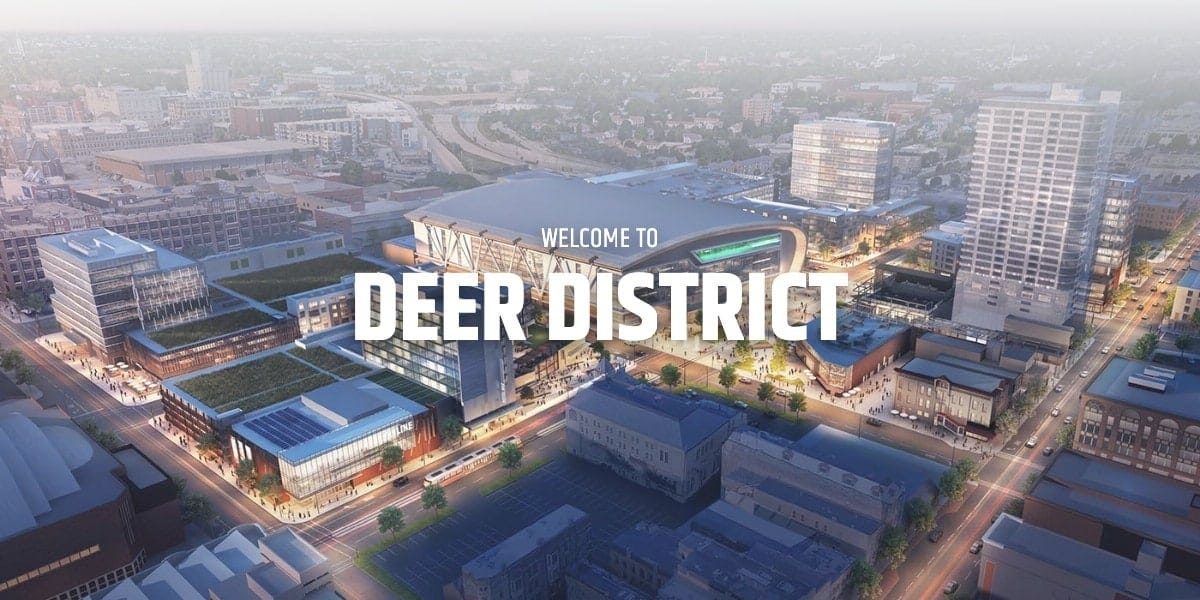 The 30-Acre Neighborhood Anchored by Fiserv Forum Named Deer District |  Milwaukee Bucks