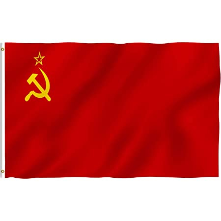 Amazon.com : Anley Fly Breeze 3x5 Foot Soviet Union Flag - Vivid Color and Fade Proof - Canvas Header and Double Stitched - Union of Soviet Socialist Republics National Flags with Brass Amazon.com : Anley Fly Breeze 3x5 Foot Soviet Union Flag - Vivid Color and Fade Proof - Canvas Header and Double Stitched - Union of Soviet Socialist Republics National Flags with Brass