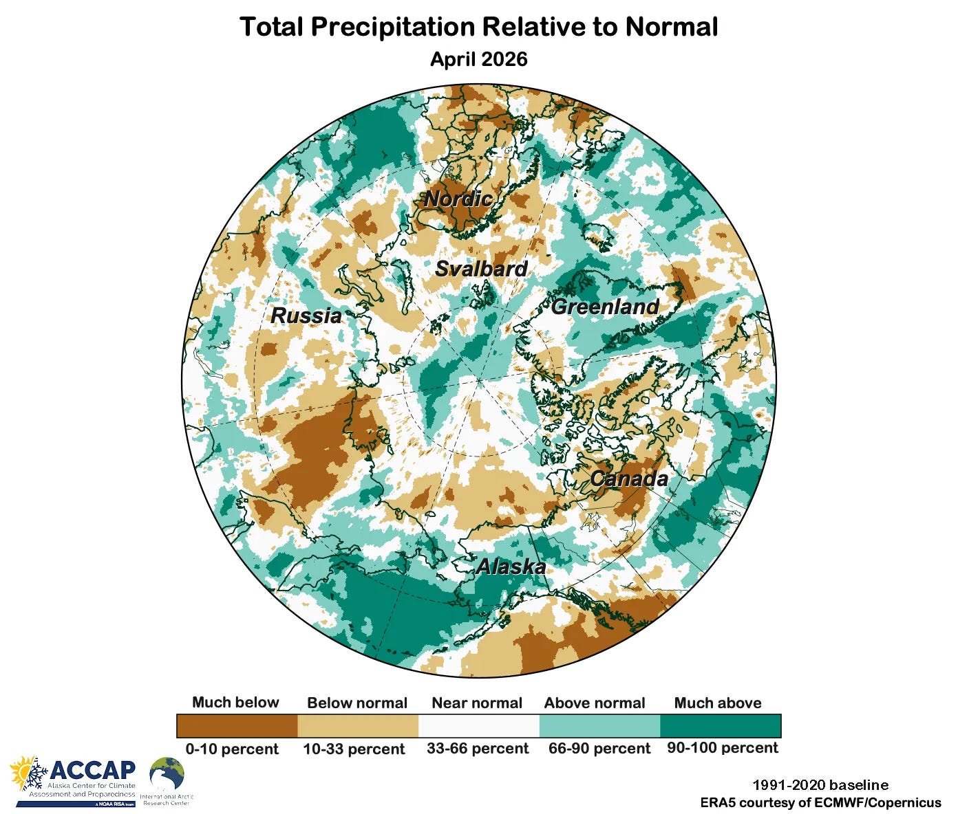 Arctic April 2026 Climate Summary - by Rick Thoman