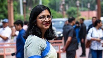 Nearly two years after her public fallout with Arvind Kejriwal and the Aam Aadmi Party, Rajya Sabha MP Swati Maliwal has formally aligned with the Bharatiya Janata Party. (Rahul Singh)