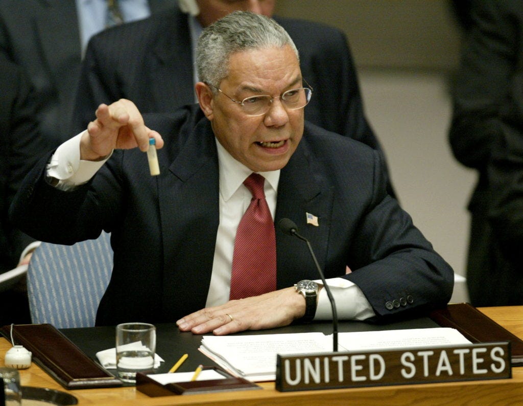 Iraqis still blame Powell for role in Iraq war | PBS News
