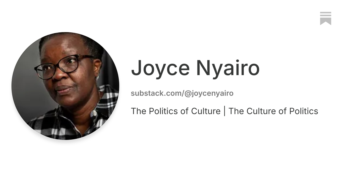 Joyce Nyairo | Substack