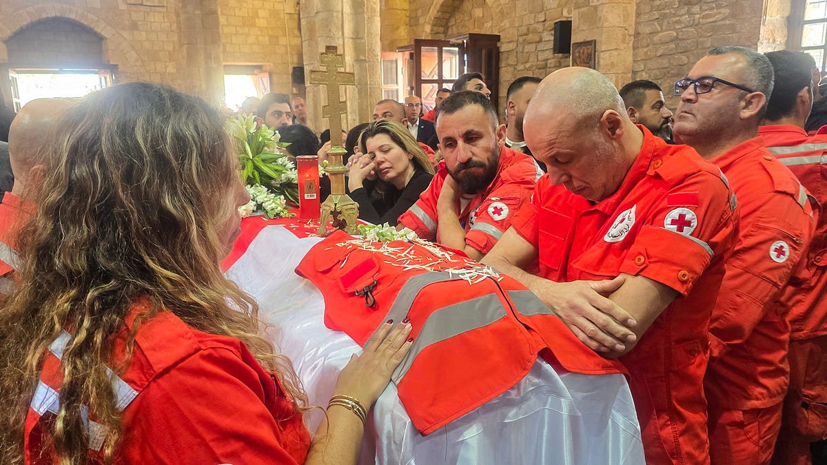 Report says Israel has killed Lebanon’s medics at unprecedented rate