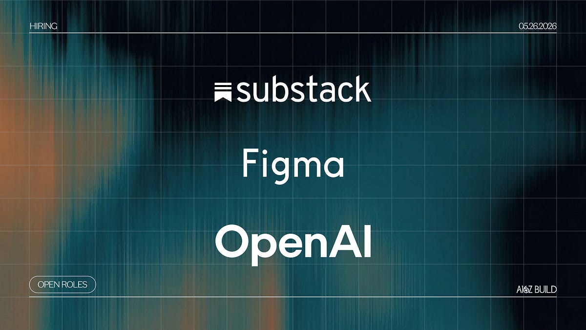 Open roles at Substack, Figma, and Mercury