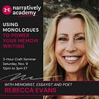 Using Monologues to Power Your Memoir Writing 
