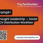 Social Distribution Without Thought Leadership Decay