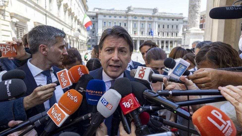 Italian PM Mario Draghi offers resignation after coalition falls apart -  BBC News