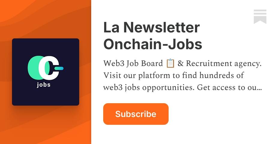 La Newsletter Onchain-Jobs | Substack