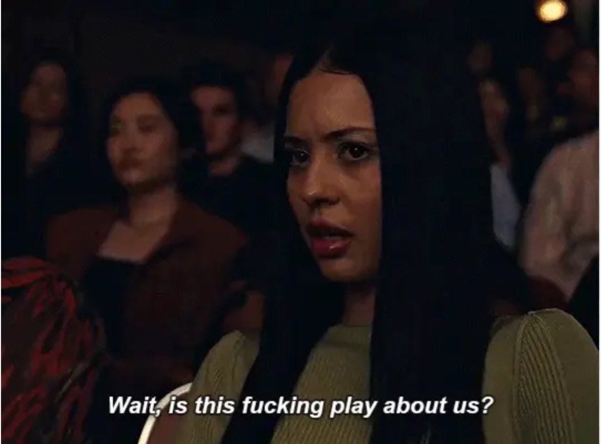 Loved Trope] "Is this fucking play about us??" : r/TopCharacterTropes