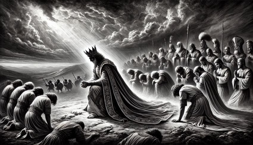Jehoshaphat and Judah Pray to YHVH God
