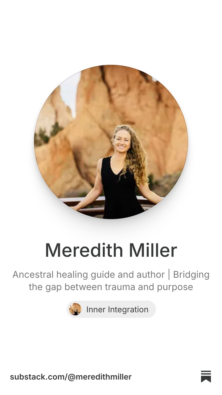 Meredith Miller | Substack