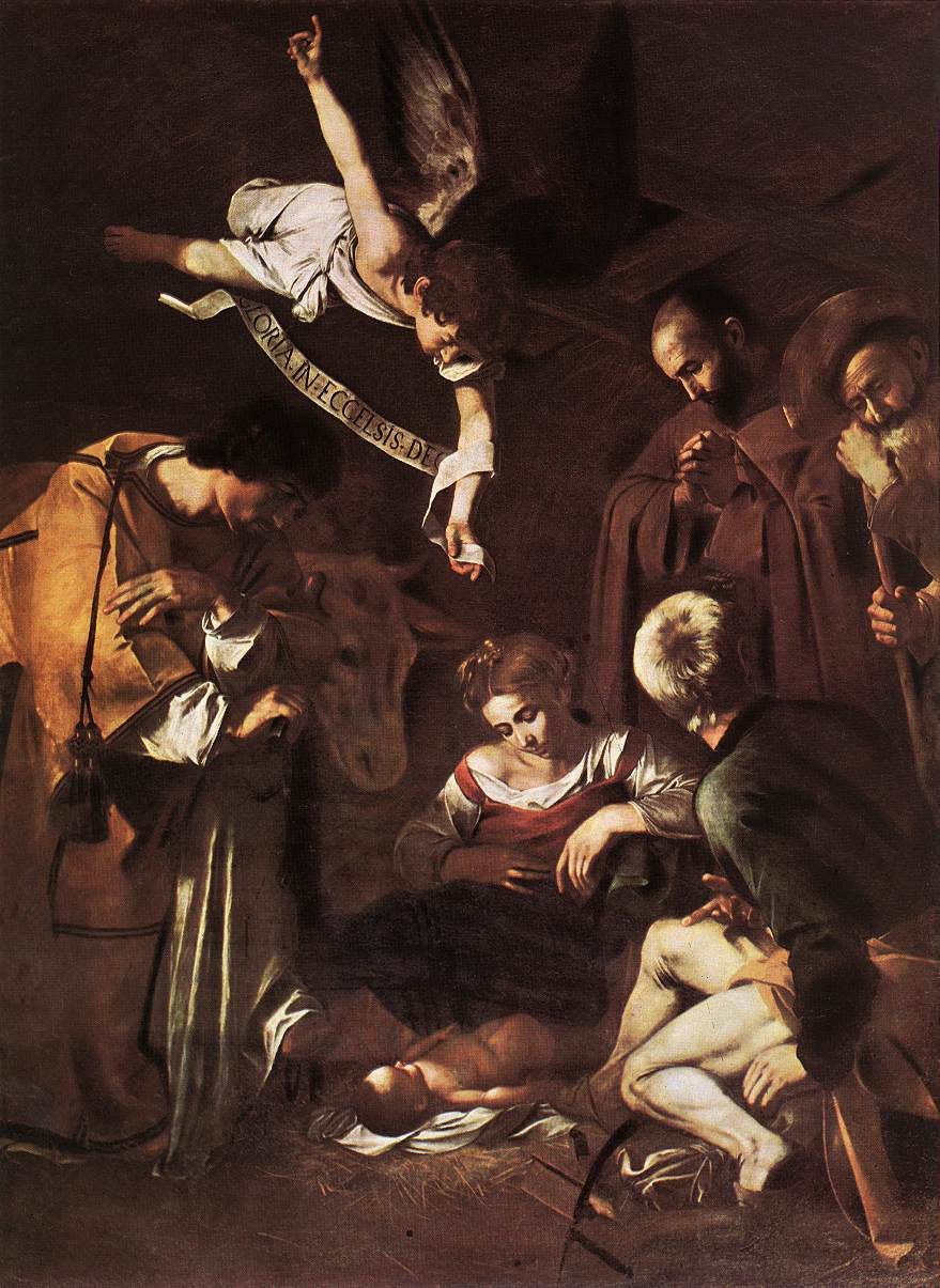 Caravaggio Nativity stolen altarpiece