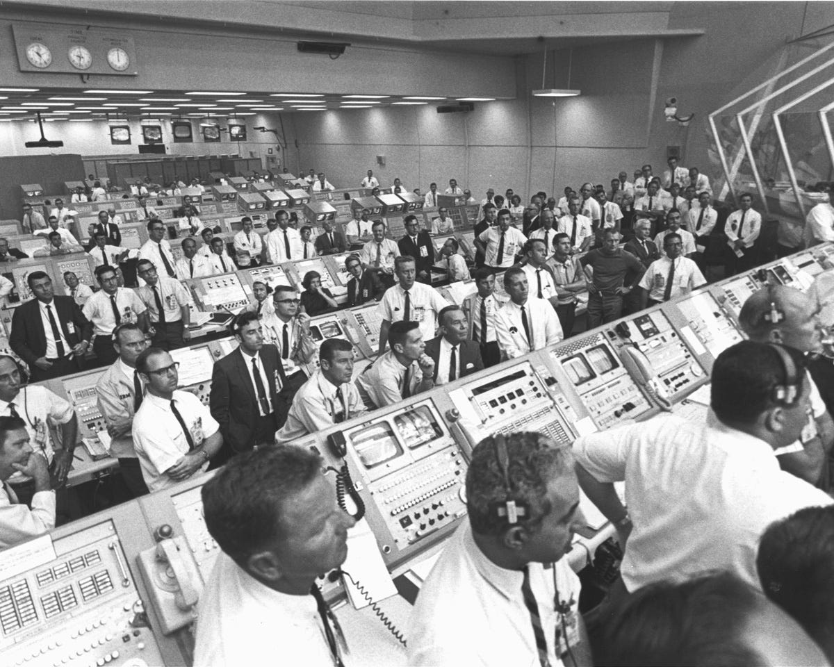 At NASA visiting the Apollo 11 Mission Control Room At NASA visiting the Apollo 11 Mission Control Room