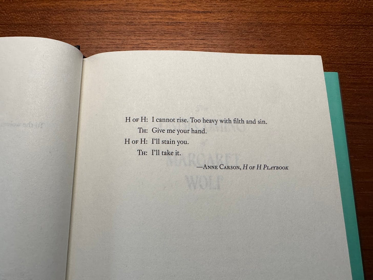 The epigraph for the novel, text proceeds in caption The epigraph for the novel, text proceeds in caption