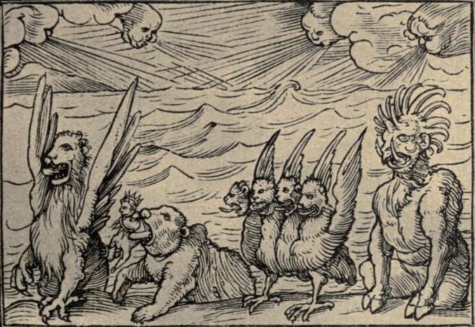 Daniel's Vision of Beasts At The End Times