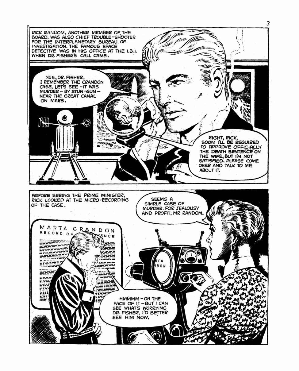 Book Cover For Super Detective Library 90 - Rick Random's Manhunt Through Space