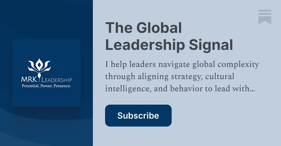 The Global Leadership Signal | Molly | Substack
