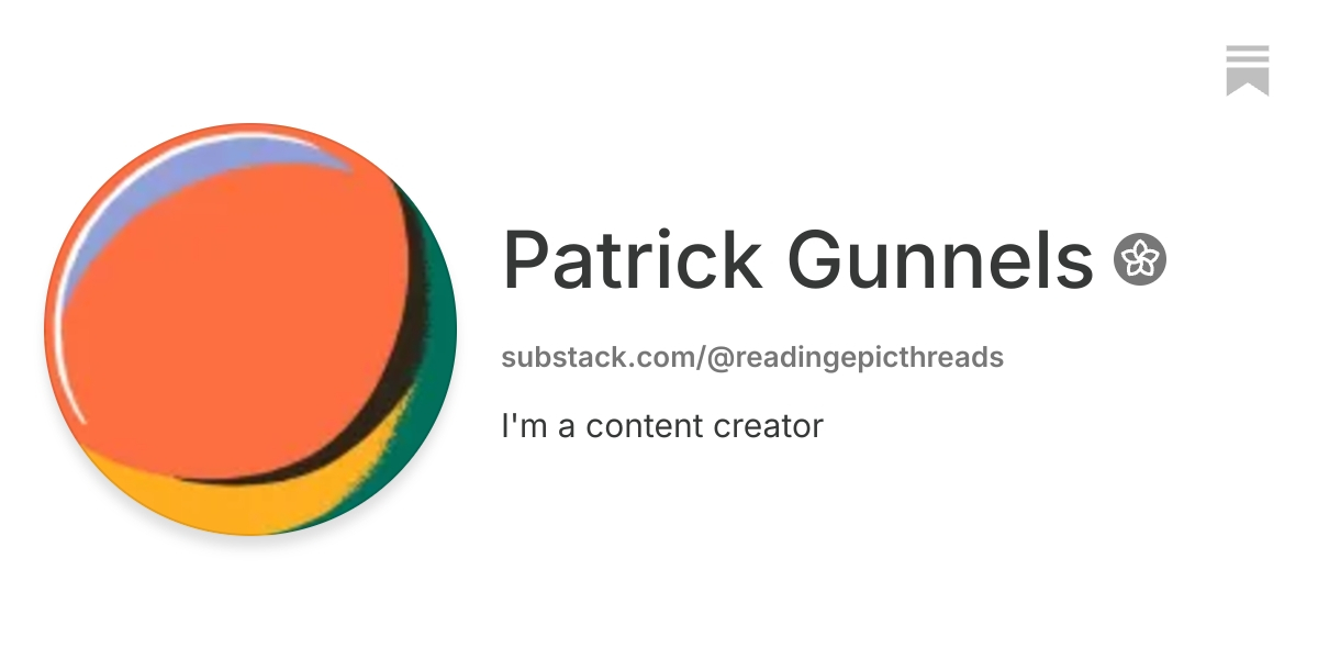 Patrick Gunnels | Substack