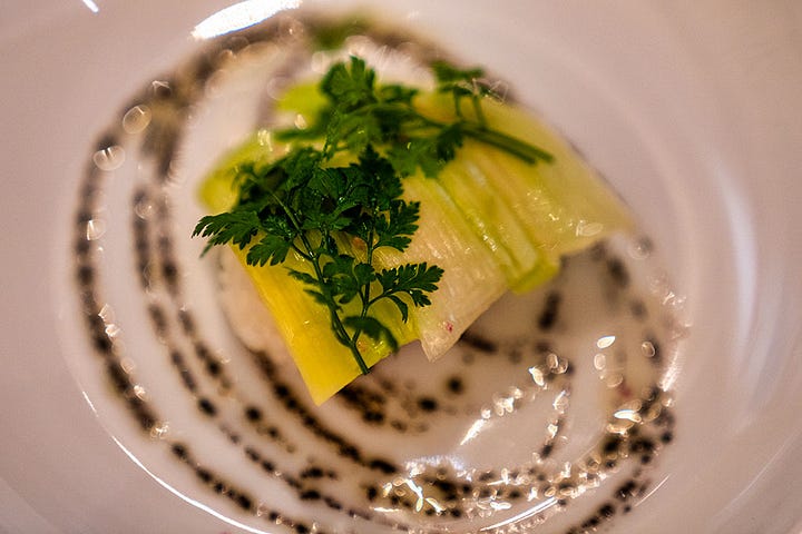 Some of his vegetarian dishes