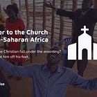 A Letter to the Church in Sub-Saharan Africa 