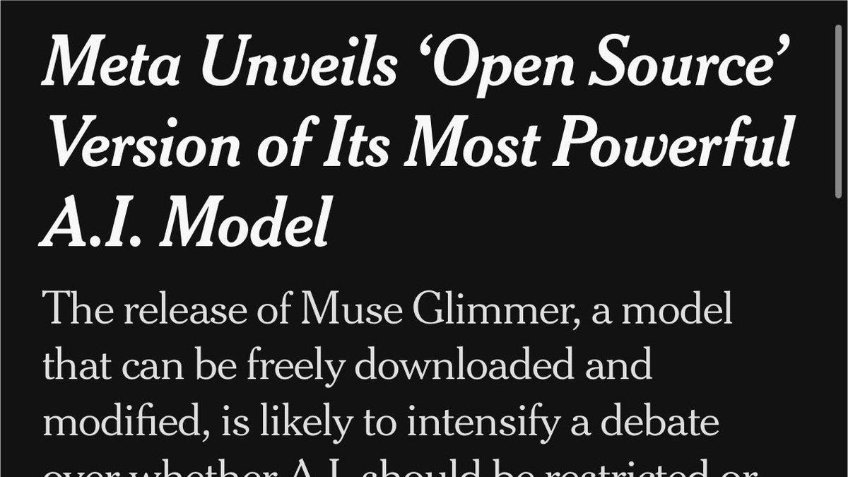 Open-source is NOT the same as open-weight