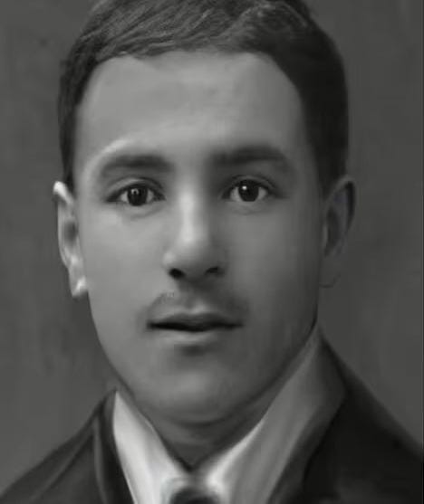 An image of Kosminski next to a drawing of jack the ripper from 1888.
An image of Kosminski next to a drawing of jack the ripper from 1888.