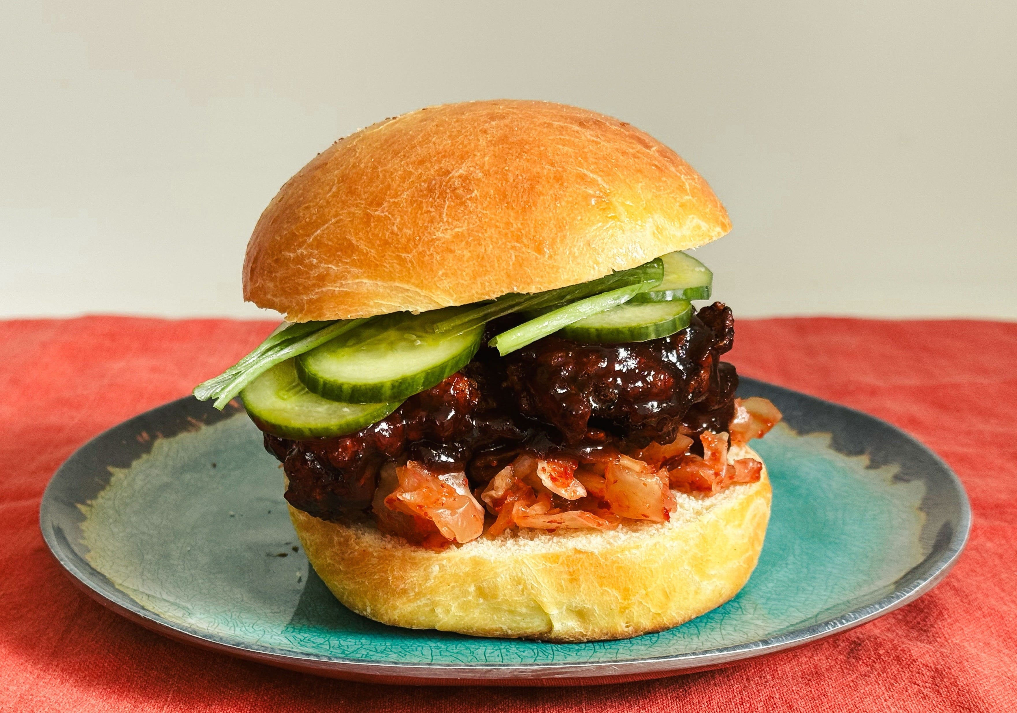 Korean Fried Chicken Sandwich - by Tini Younger