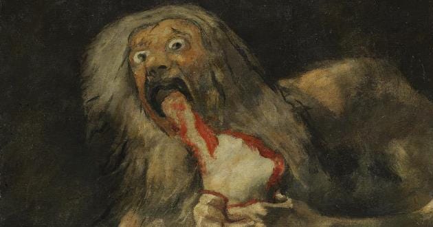 OBRA DE ARTE DA SEMANA: Saturno devorando um filho, de Goya – Artrianon