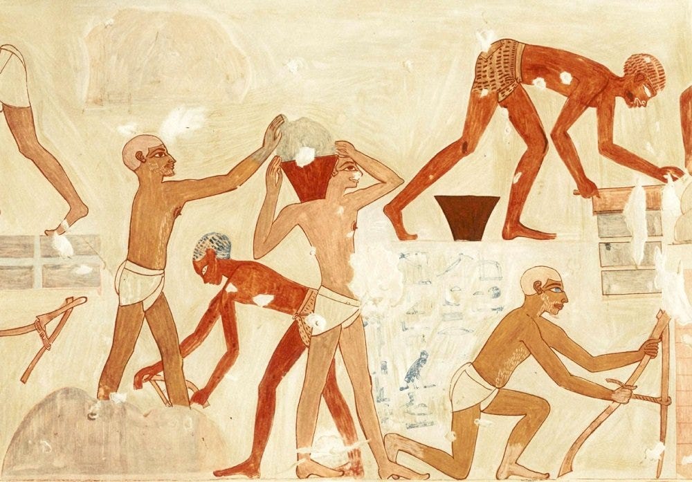 What Kind of Construction Did the Israelites Do in Egypt?