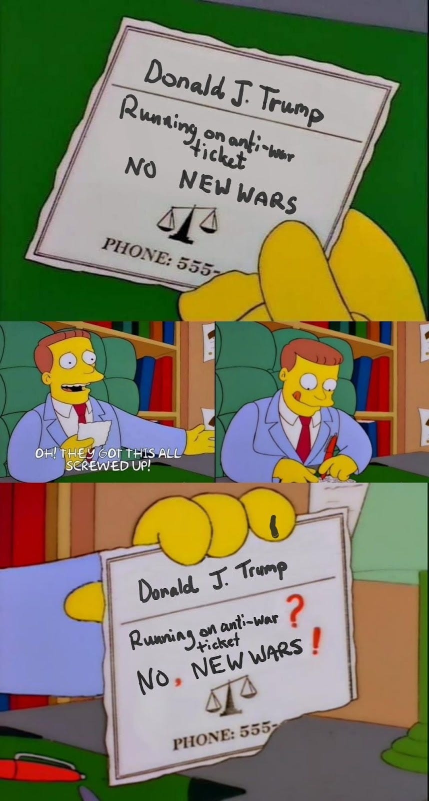 No, new wars! : r/simpsonsshitposting No, new wars! : r/simpsonsshitposting