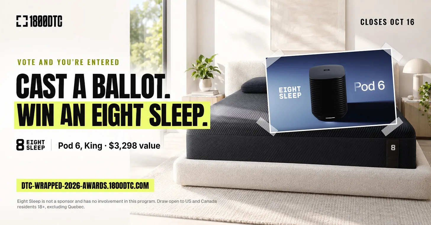 eight sleep pod 6 image with voting instructions