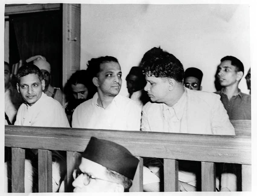 nathuram godse in his trial