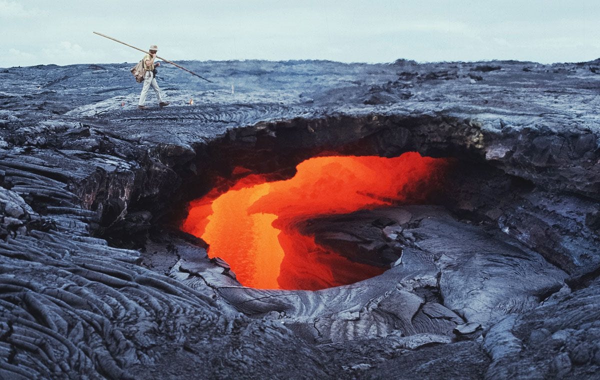 Hawaii volcano eruption1960s1970s