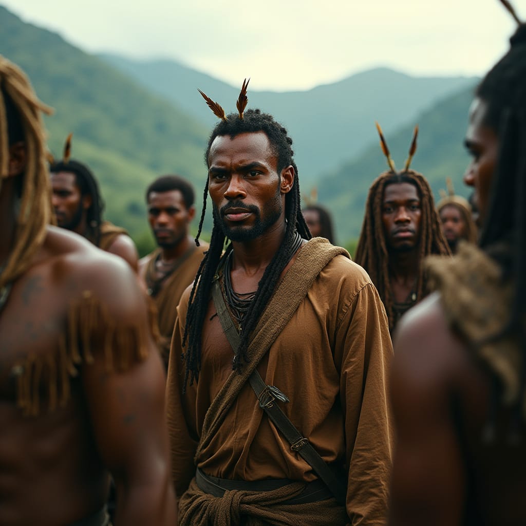 The First Maroon War sees runaway slaves forming free communities, clashing with colonial forces in the island's interior.