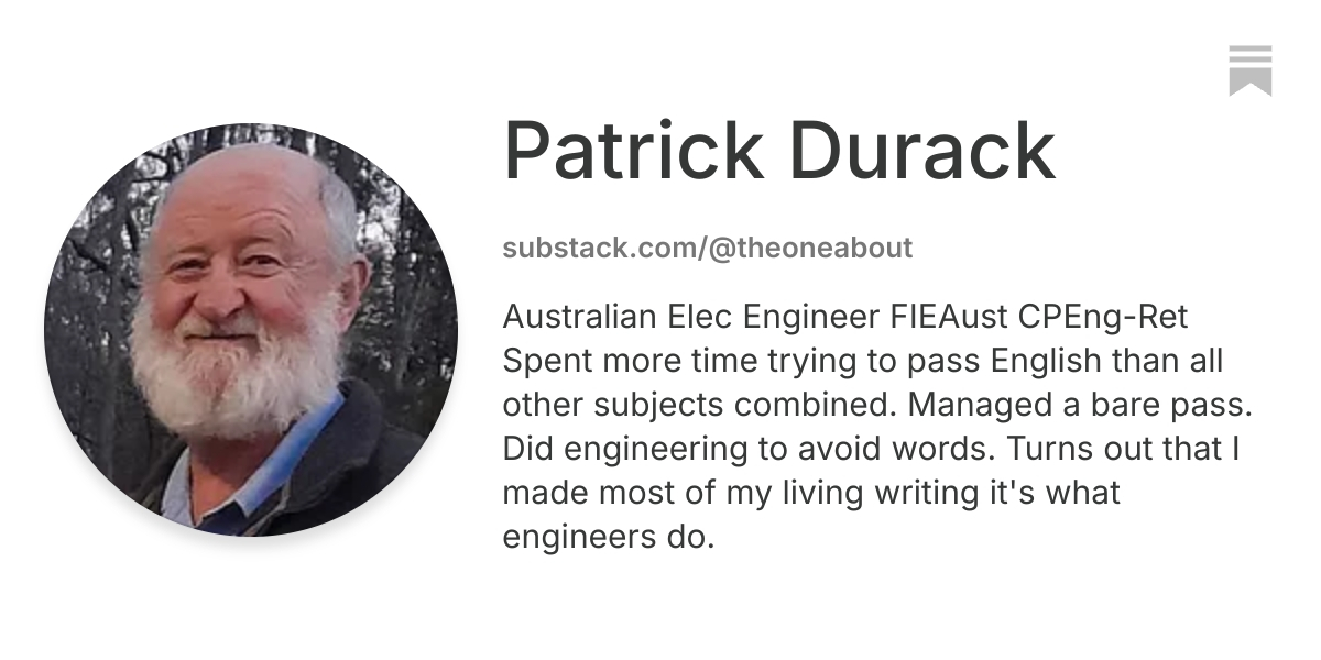Patrick Durack | Substack